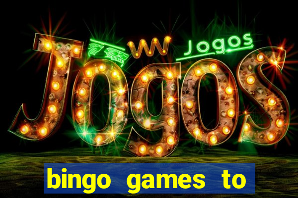 bingo games to play for free