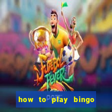 how to play bingo for money