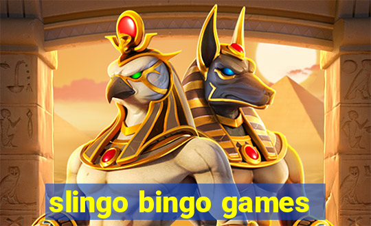 slingo bingo games